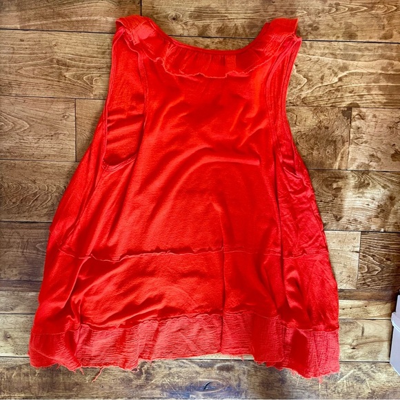 Dex Orange Relaxed Ruffled Tunic - Picture 7 of 7